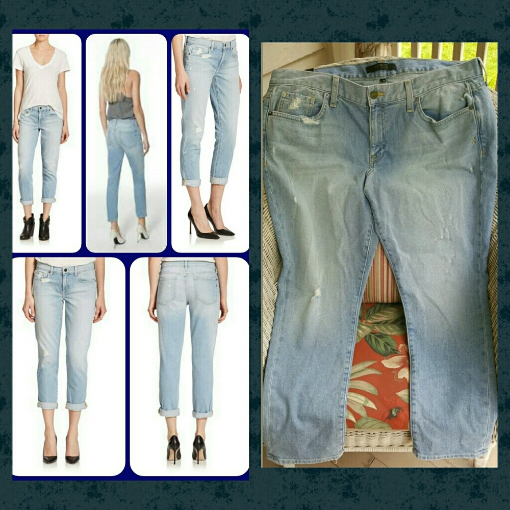 GENETIC denim ALEXA Slim straight leg Boyfriend Jeans ZEPHYR light wash NWT